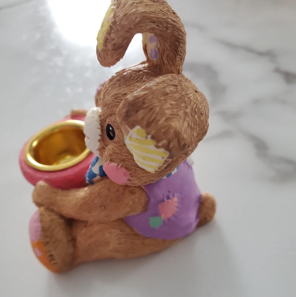 Easter Bunny Taper Candlestick Holder Chic hugger